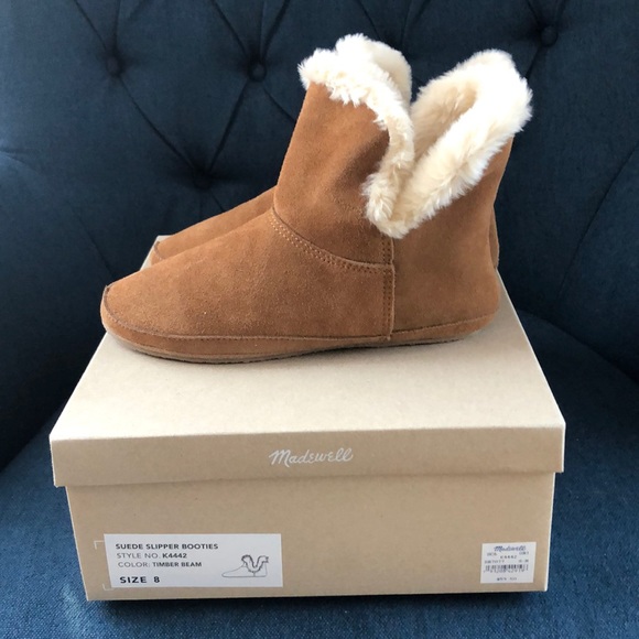 New In Box Madewell Slipper Booties 